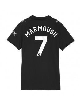 Manchester City Omar Marmoush #7 Replika Borta Kläder Dam 2025-26 Kortärmad